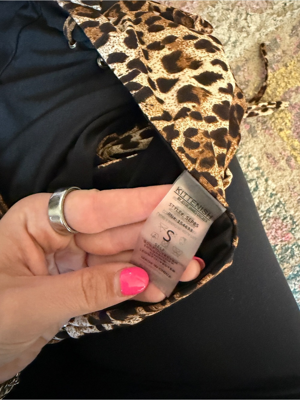 Kittenish Leopard Print Drawstring Crop Top in Brown and Black